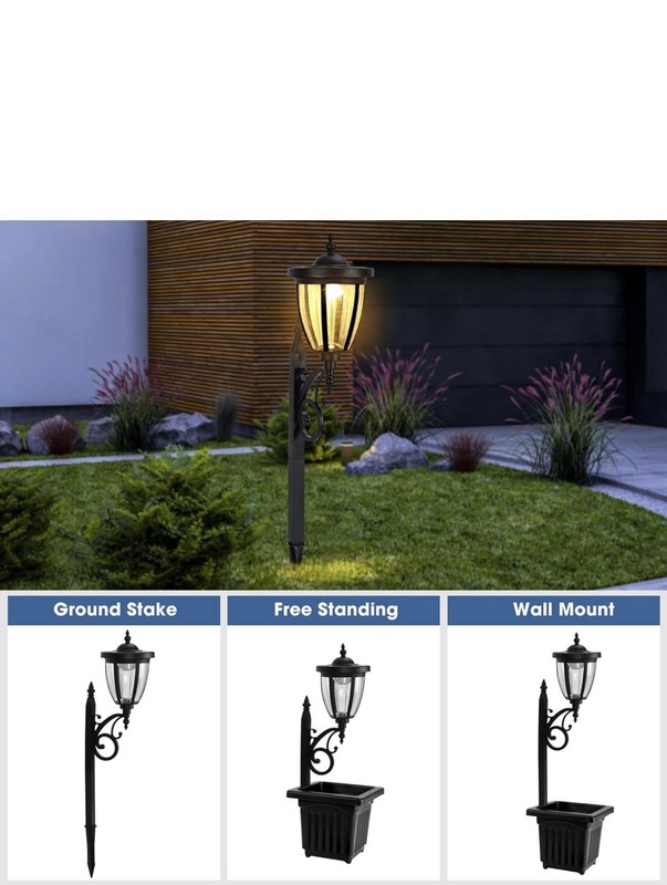 Sun-Ray Kambria Multi Function 2-Piece Set of Solar Lights Solar Power gallery
