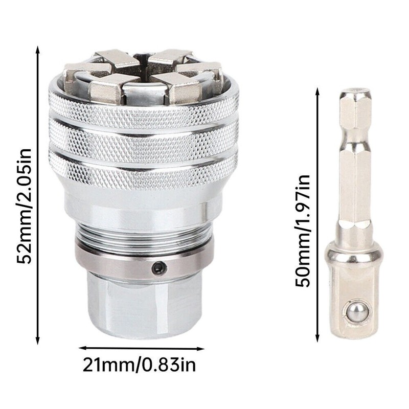 Upgraded Adjustable Universal Socket , Manual Socket , Multifunctional Sleeve gallery