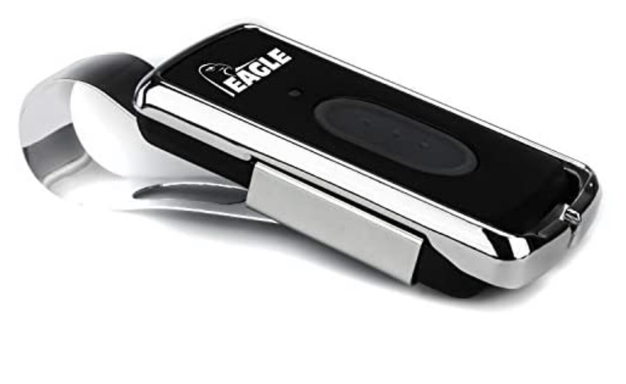 Eagle Chrome Series 1-Button Remote Control Gate Transmitter Visor Clip EG642 gallery