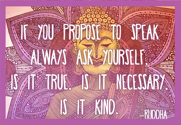 If you propose to speak ask yourself is it true, necessary, is it kind MAGNET gallery