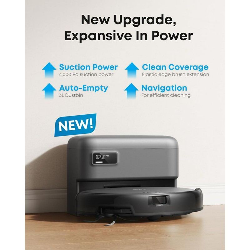 eufy refurbished C10 Robot Vacuum Self Emptying, Advanced Smart Mapping gallery