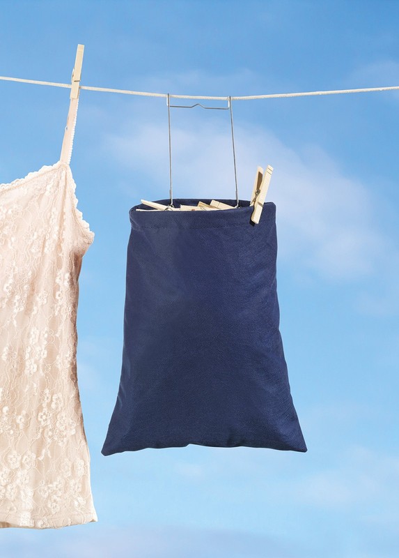 Whitmor Blue Polyester Clothes Pin Bag gallery