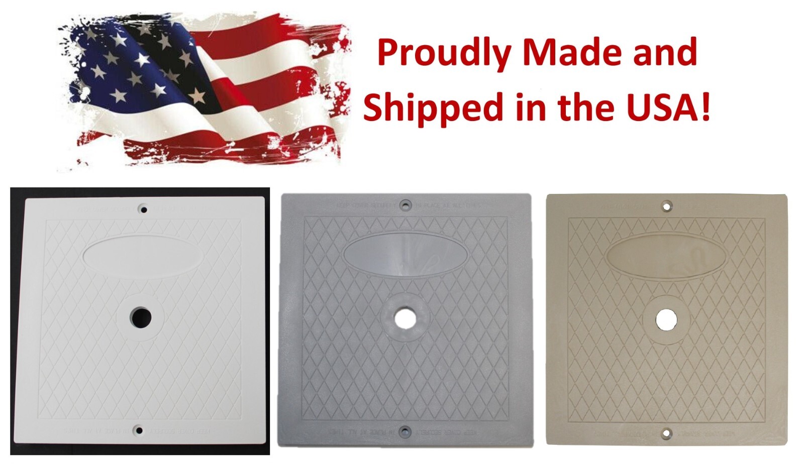 Hayward Square 10" Plastic Pool Skimmer Deck Lid SP1082E SPX1082E Aftermarket gallery