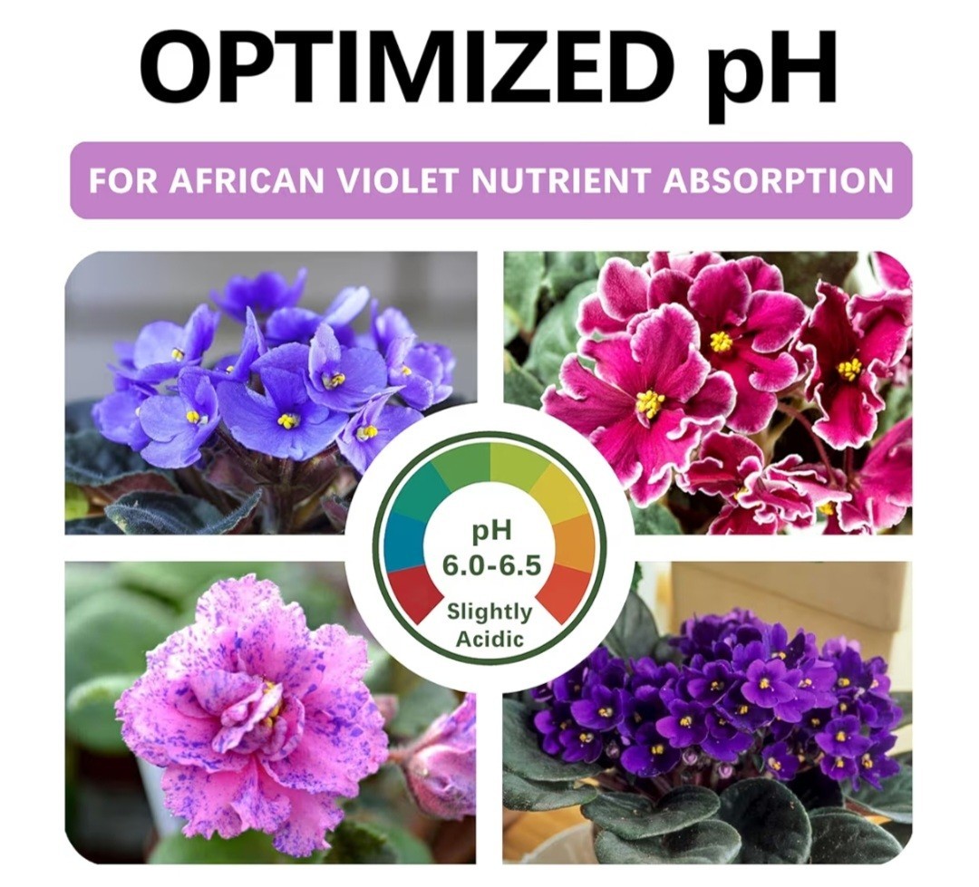 Organic African Violet Soil Nutrient Rich Potting Mix for Strong Roots 4 Quarts gallery