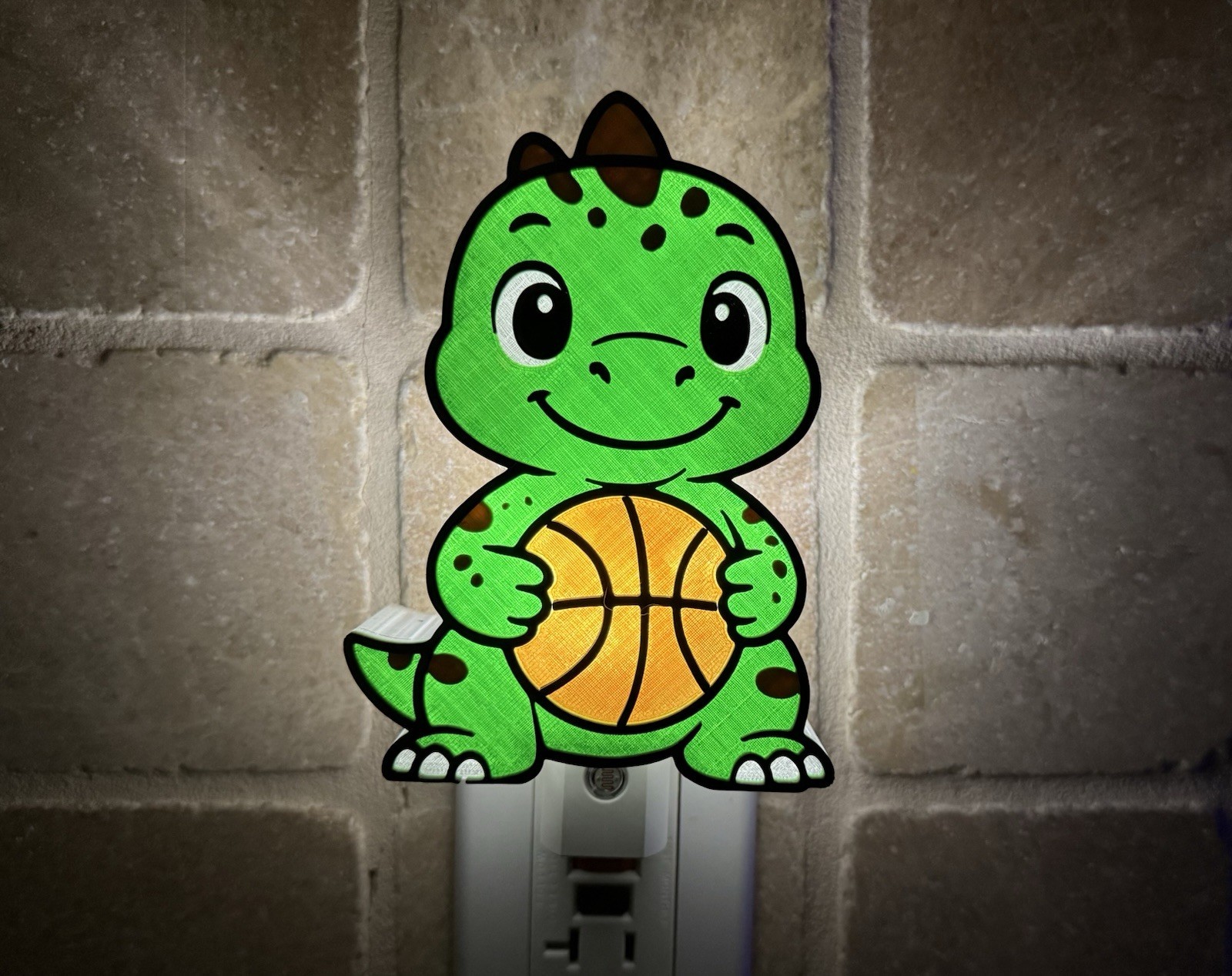 Dinosaur Basketball Night Light T-Rex Kids Room Decor Sports Nightlight Nursery gallery