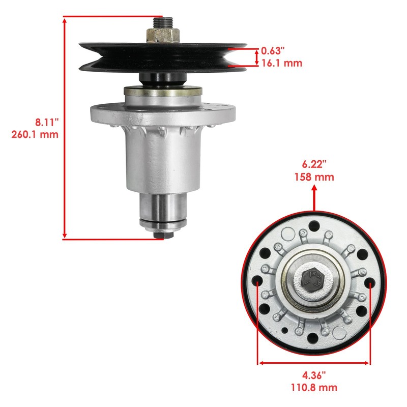 Celox 103-9081 Deck Spindle for Exmark TT3615 TT4817 36" 44" 48" 52" 60" 3x gallery