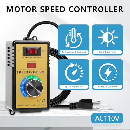 AC Motor Speed Controller 100V-120V 15A Variable Fan Speed Controller gallery