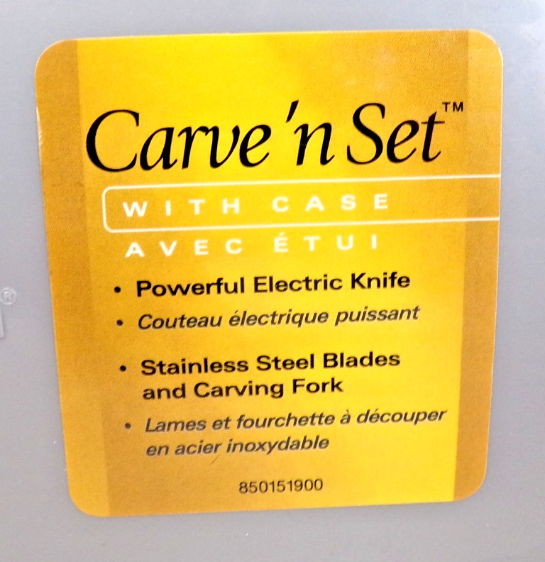 Hamilton Beach CARVE 'N SET Electric Knife Set - Model 74250 - See Below gallery