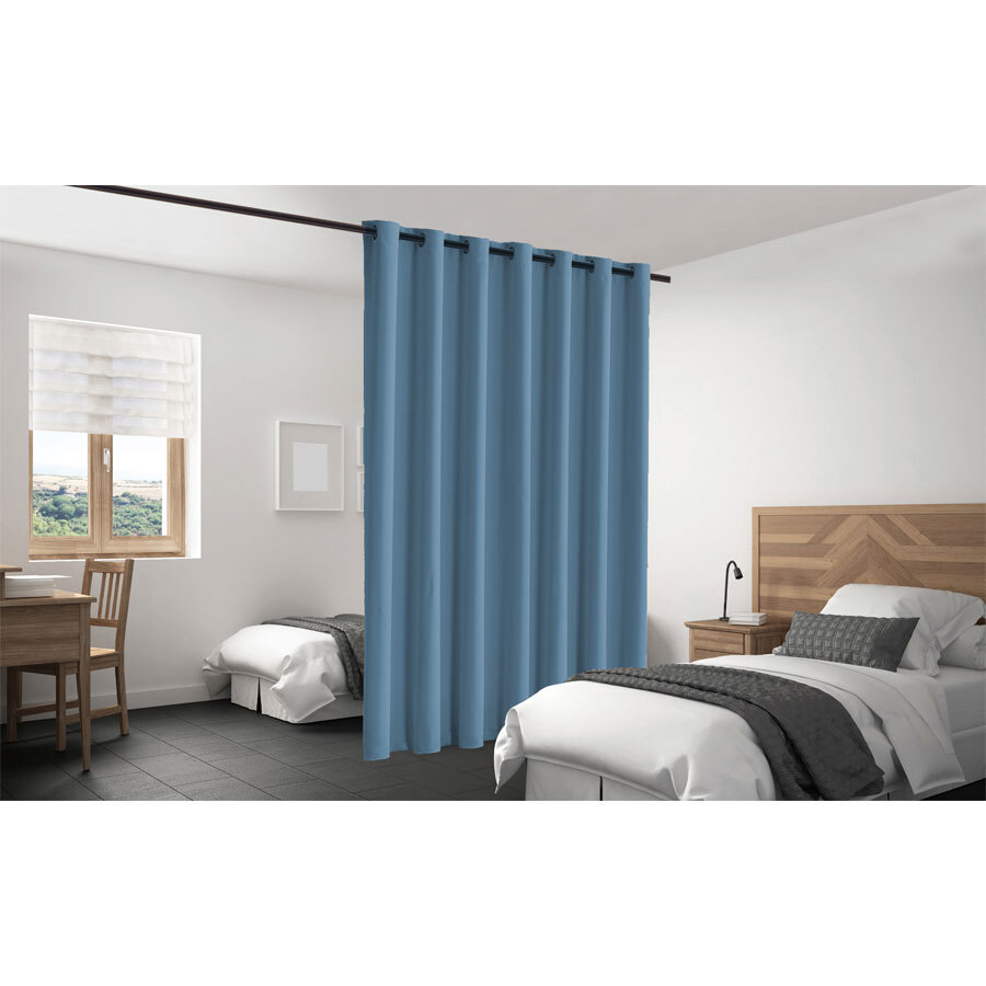 Blackout Room Divider Panel Privacy Partition Heavyweight Premium Fabric gallery