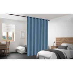 Blackout Room Divider Panel Privacy Partition Heavyweight Premium Fabric