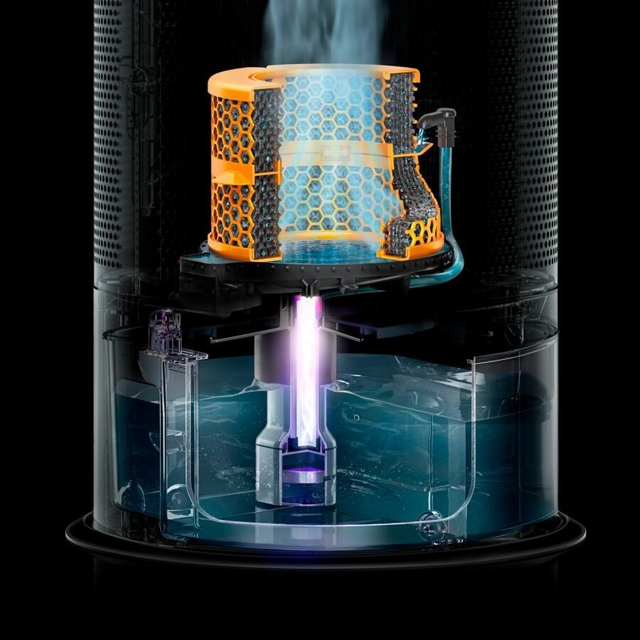 Dyson Purifier Humidify+Cool Formaldehyde PH04 | White/Gold + Remote - Good Cond gallery