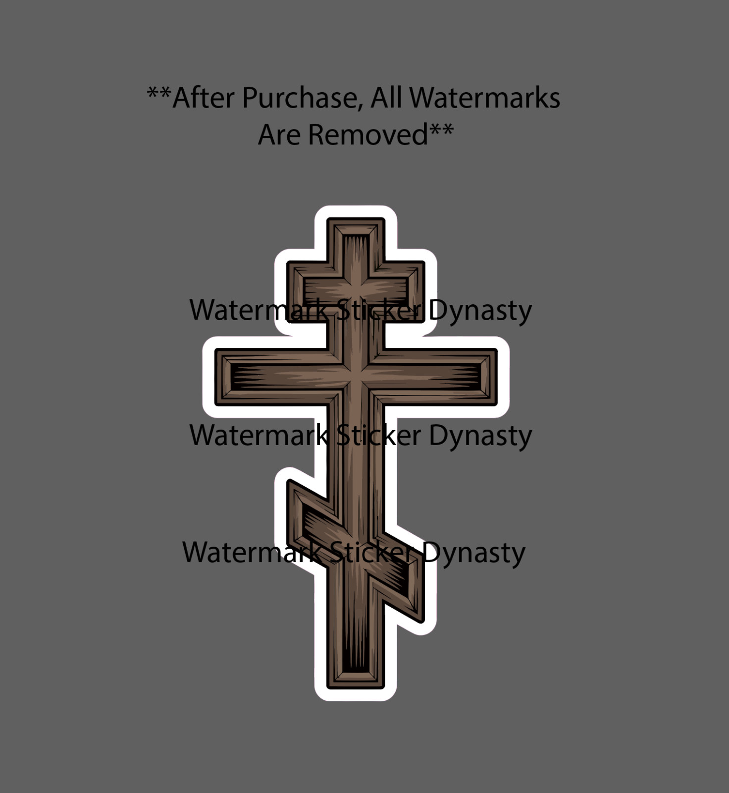 Orthodox Cross Sticker Waterproof Decal Faith Orthodoxy Church Jesus Gift NEW gallery