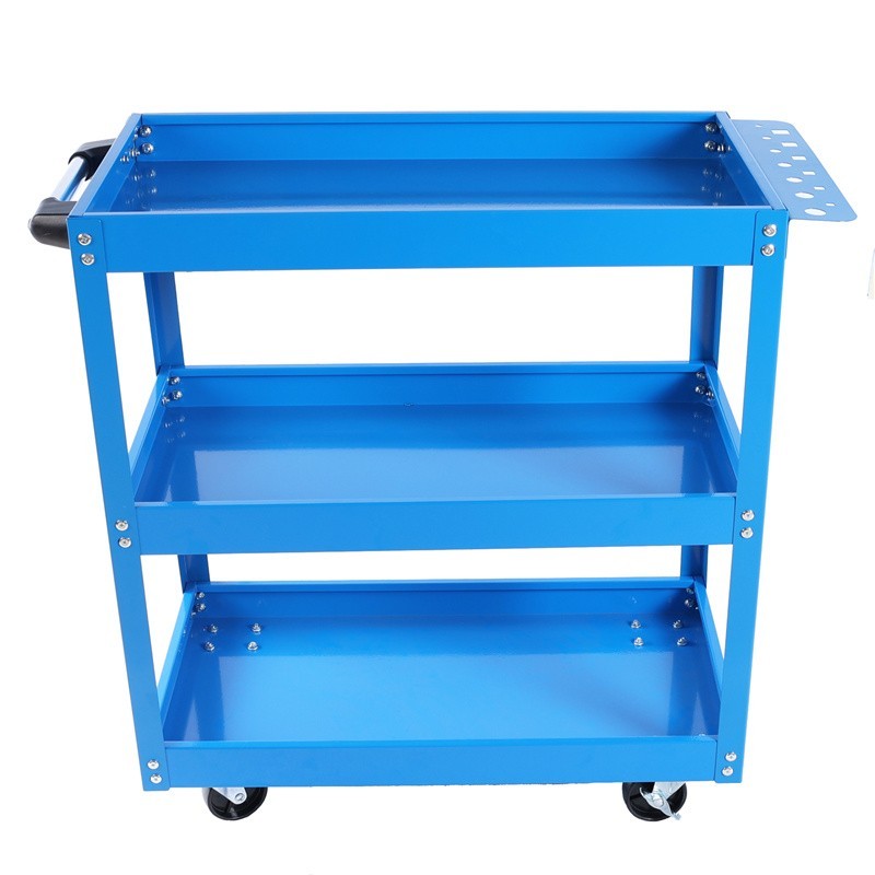 Tool Cart 3-Tier Rolling Mechanic Tool Cart with Lockable Wheels 450LB Capacity gallery