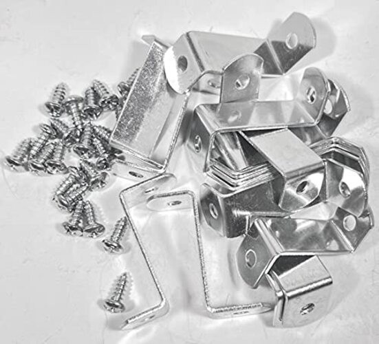 1.25" Canvas Offset Clips Extra Heavy Duty with Screws 10 Pack gallery