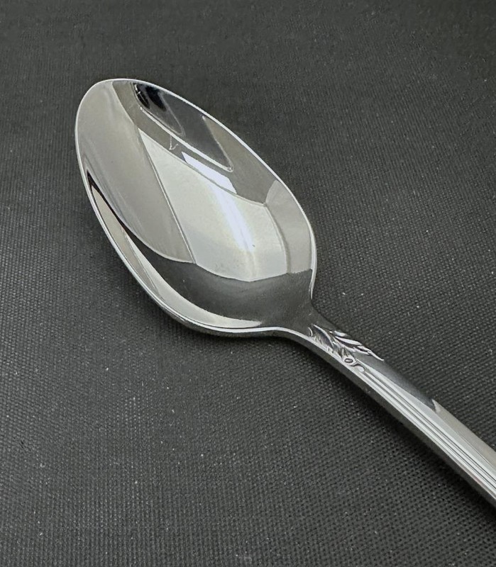 Excellent! ONEIDA Cube Stainless Steel DAMASK ROSE Teaspoon Silverware Flatware gallery