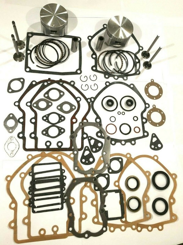 ENGINE REBUILD KIT & RODS FITS OPPOSED TWIN CYLINDER BRIGGS & STRATTON 16HP-18HP gallery