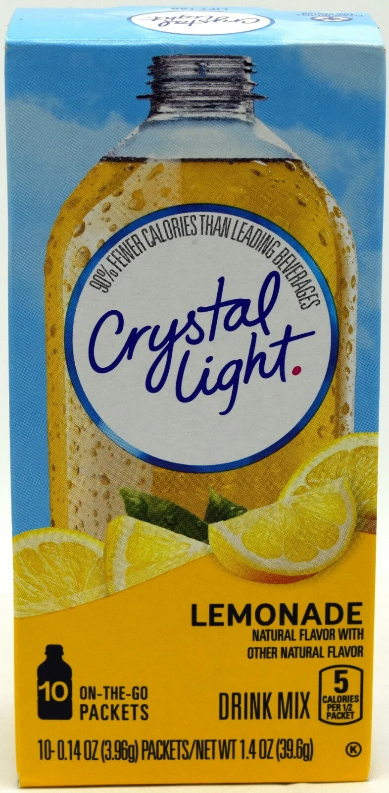 Crystal Light On-The-Go Lemonade Drink Mix 10ct EXP 07/2027 gallery