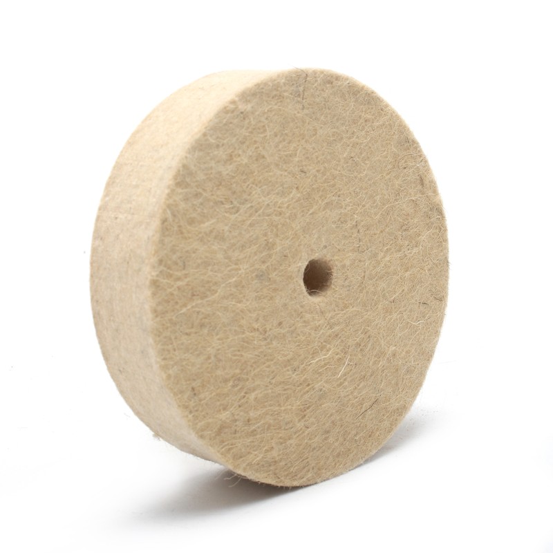 5 Inch Wool Felt Polishing Buffing Disc Wheel Pad Abrasive For Angle Grinder USA gallery