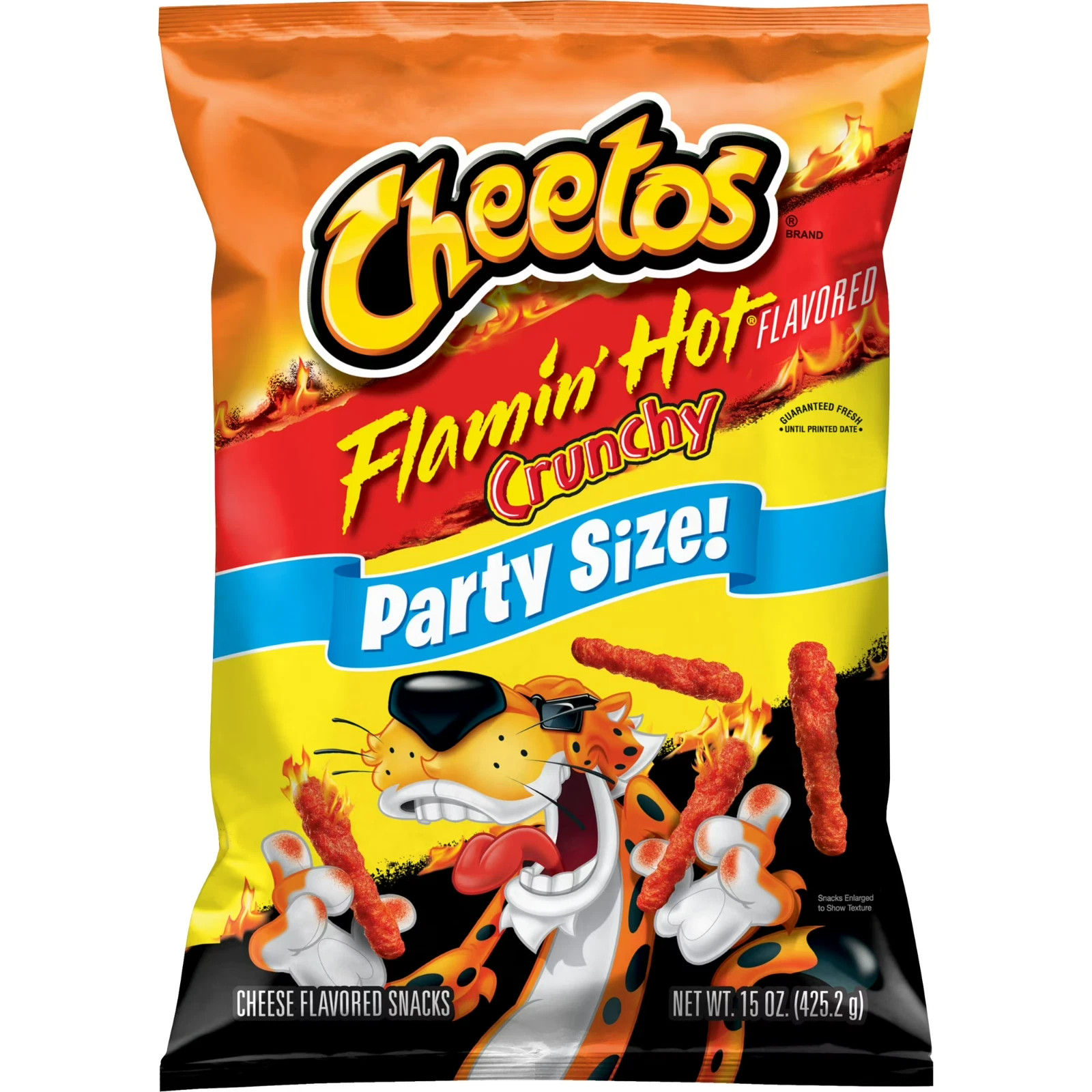 Cheetos Crunchy Cheese Flavored Snacks Flamin Hot Party Size 15 oz Bag gallery