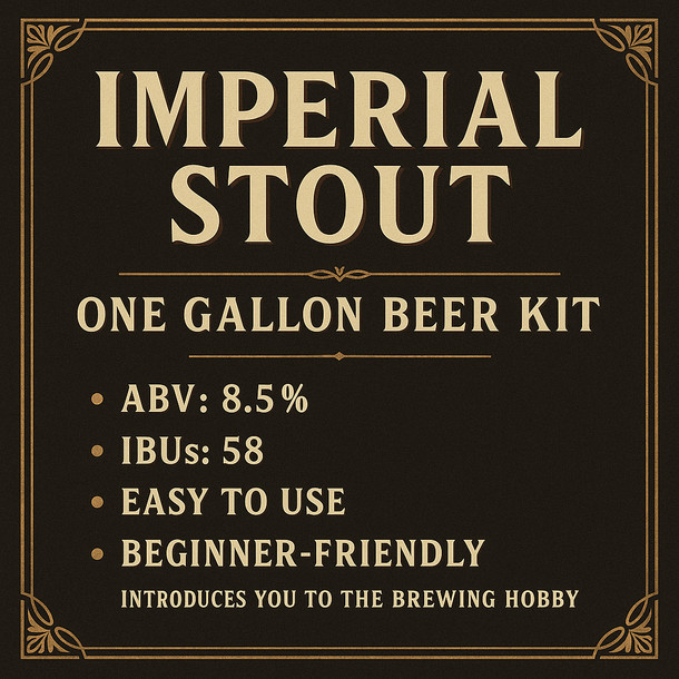 Brewer's Best Imperial Stout One Gallon Beer Kit gallery