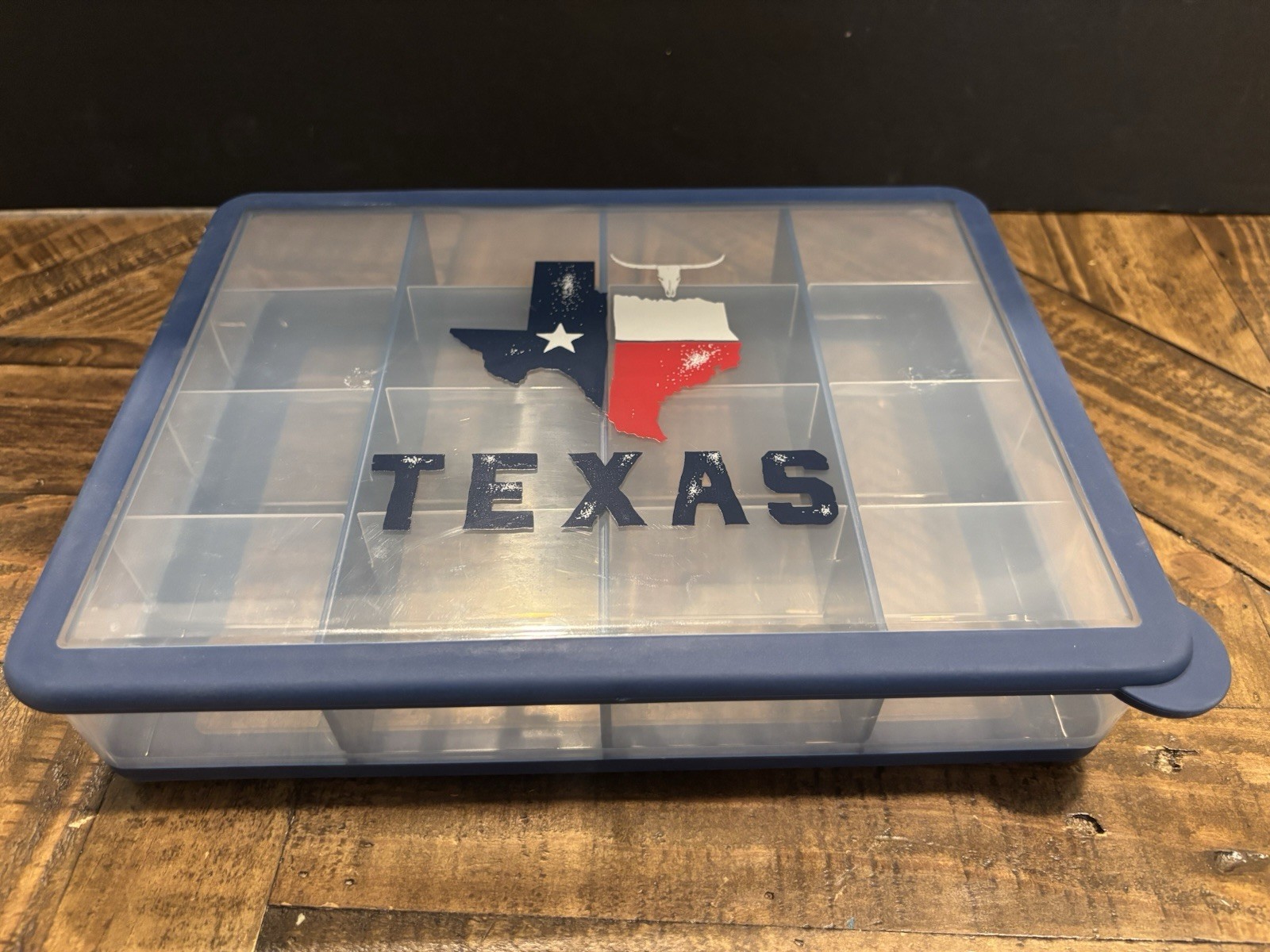 CWC Cook With Color On-the-Go Snack Box 16 Compartment Blue Food Storage Snackle gallery