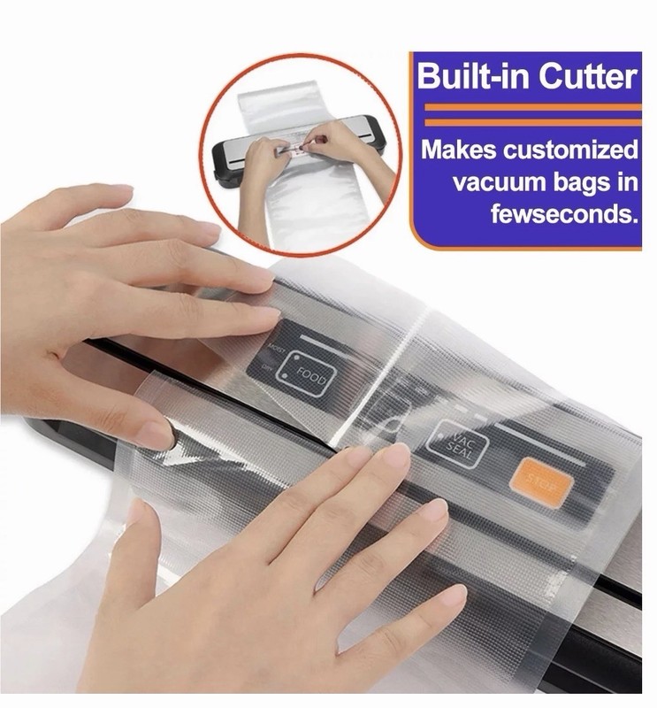 Automatic Vacuum Sealer Bosch HMT72M450, Built-in Cutter, Dry/Moist, Rolls gallery