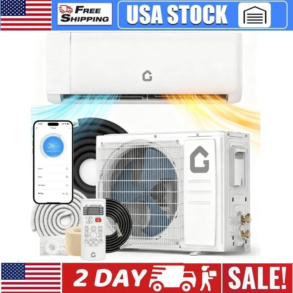 24000BTU Mini Split Air Conditioner and Heat Pump 21 SEER Ultra Quiet 1500 Sq.Ft