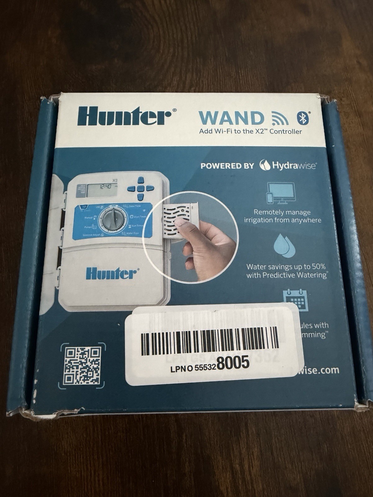 Hunter Wand Smart WiFi Module Gray Remote Scheduling for X2 Sprinkler Controller gallery
