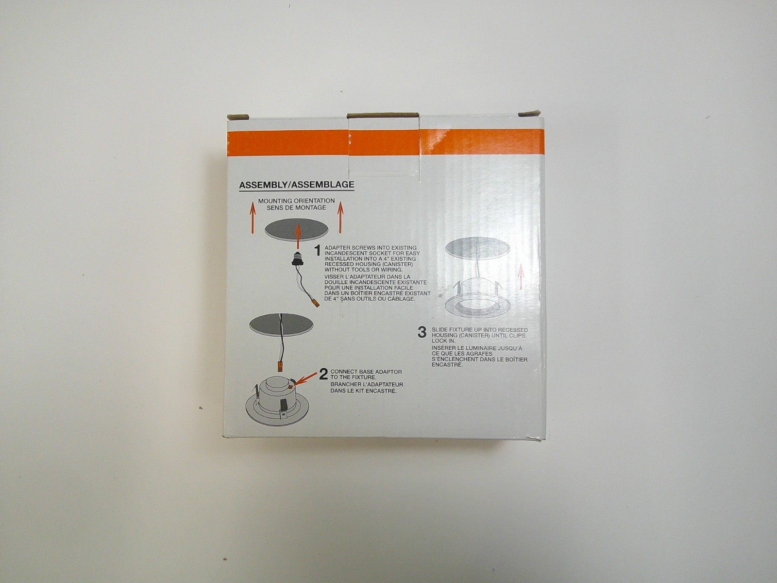 Sylvania RT4 65W LED Recessed Downlight 4000K 4" 7.5W 600lm Dimmable 80CRI White gallery