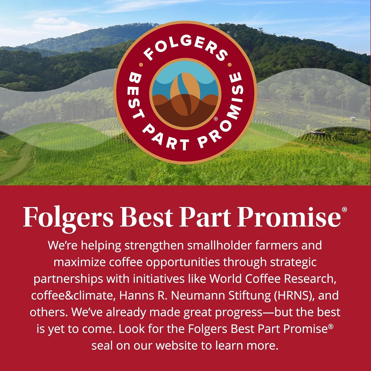 Folgers Classic Medium Roast Ground Coffee 10.3 oz 175th Anniversary Metal Can gallery