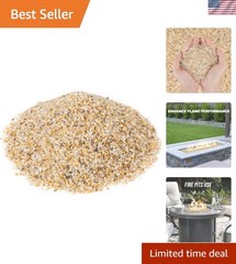 Versatile 10Lb Silica Sand for Fire Pit & Decoration – Heat Resistant 14-20 Mesh