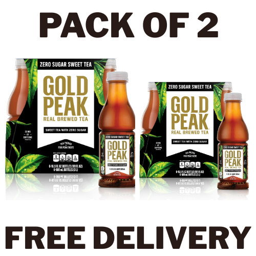 Gold Peak Iced Tea,Zero Sugar Sweet Tea Bottles,16.9 fl oz,6 Pack (PACK OF 2)... gallery