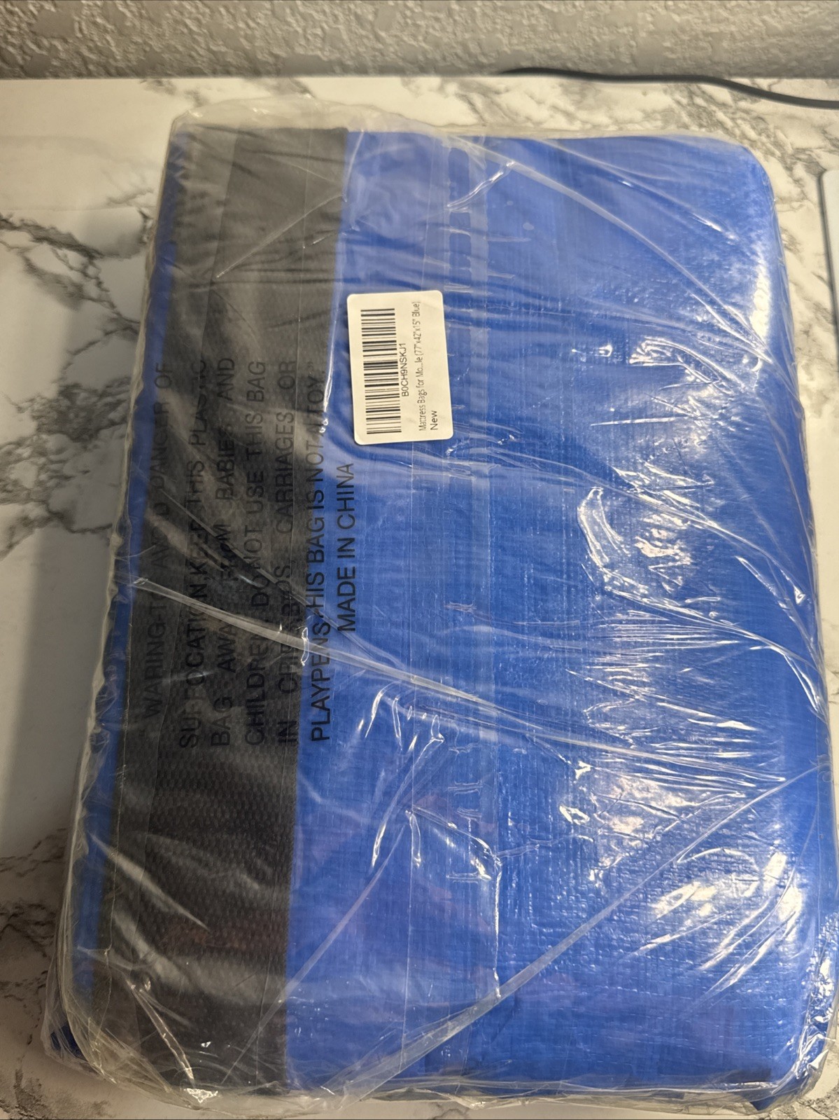 Mattress Protector- Size: Twin (77”x42”x15”) New, One Small Hole In Seal gallery