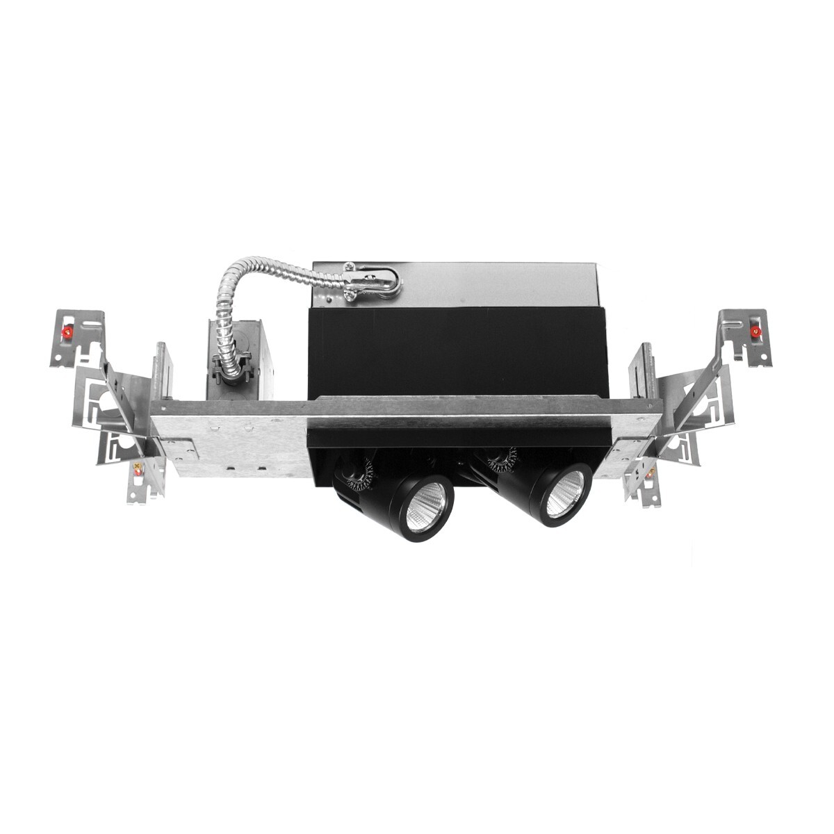 WAC Lighting LED Precision Mult 2LT NC Housing, 3000K Flood - MT-4LD216N-S930-BK gallery