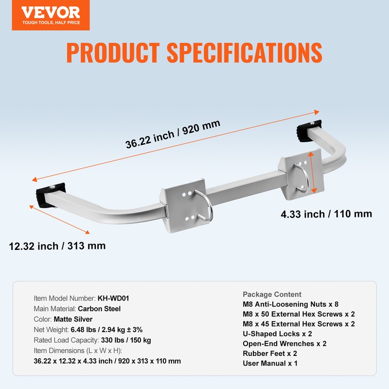Ladder Stabilizer Extension Ladder Standoff Heavy Duty Wing Span gallery