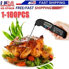 Instant Read Digital Meat Thermometer BBQ Grill Smoker For Kitchen Food Cooking