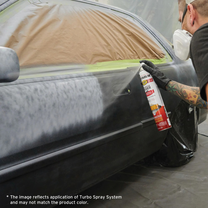 (2 Pack) Rust-Oleum Stops Rust Turbo Spray Paint, Flat Black, 24 oz, Fast Cover gallery