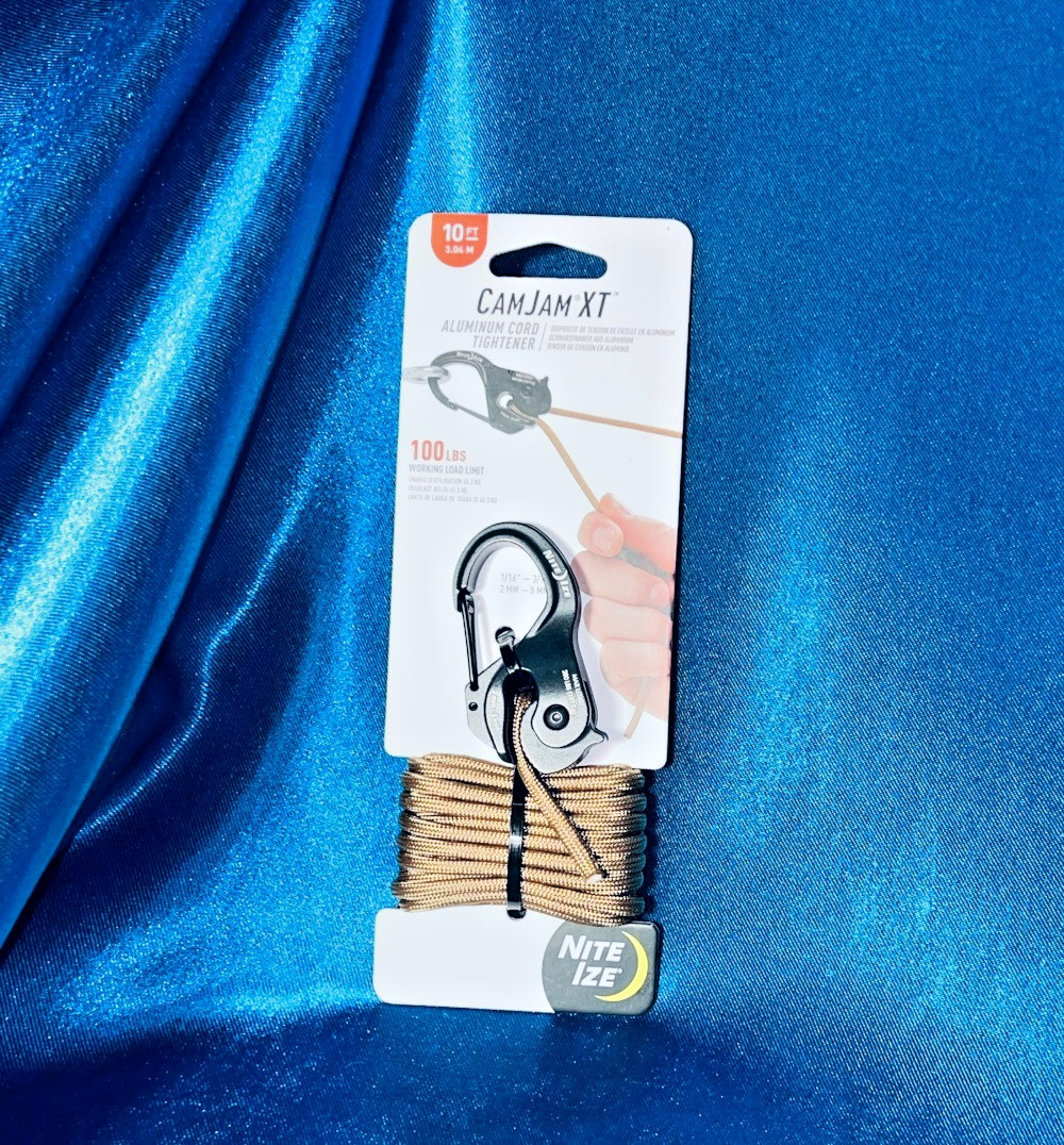 Nite Ize CamJam Aluminum Rope Tightener with 10FT Rope - NCJSA-29-R3 gallery