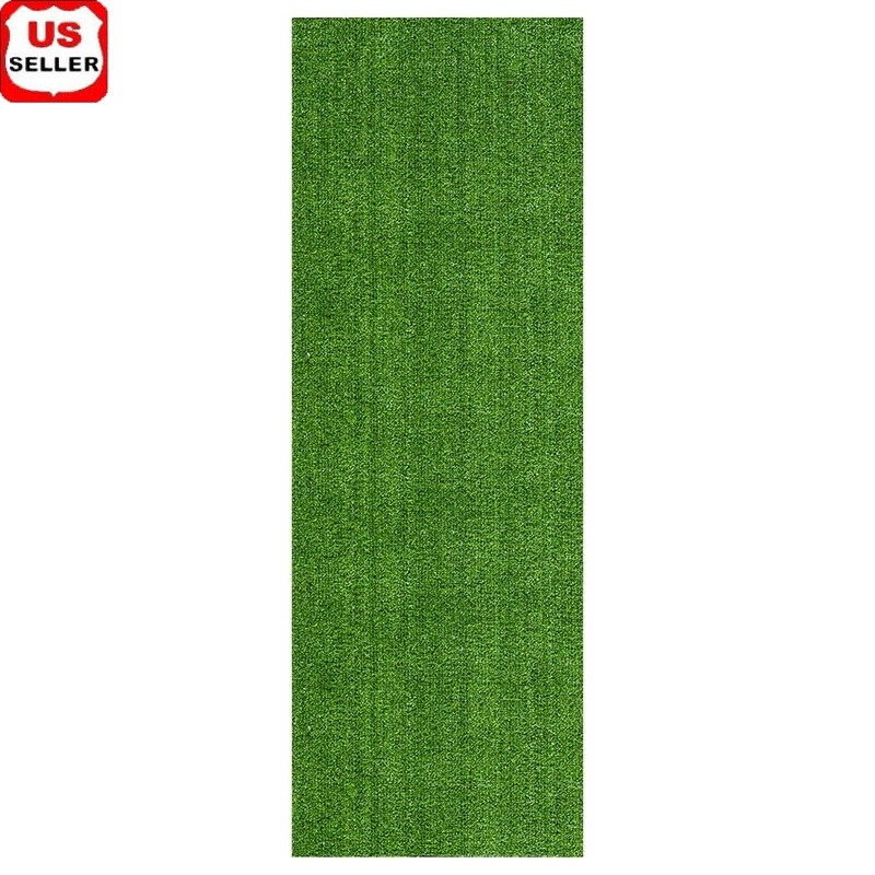 Artificial Grass Rug Waterproof Outdoor Turf Runner W/ Drainage Pet Friendly New gallery