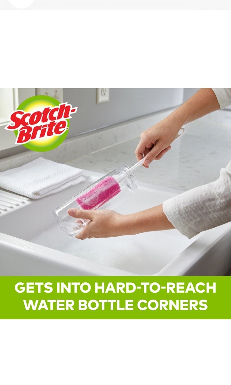 Scotch-Brite® Bottle Scrubber 507, 2 Pack gallery