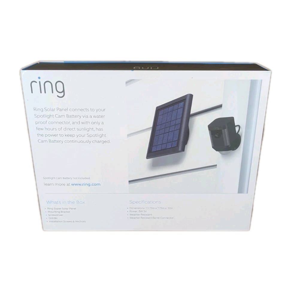 Ring Solar Panel 2nd Gen for Spotlight Cam Battery New gallery