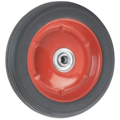 Flat Free Solid Rubber Wheel Assemblies – Replacement Hand Truck Wheels 7×1.5,