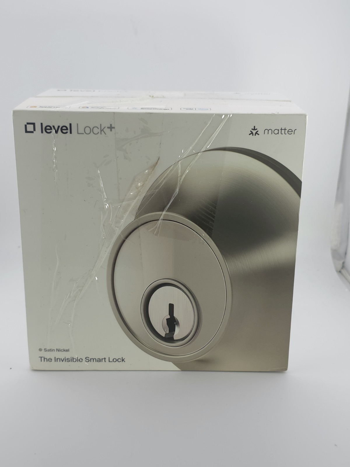 Level Lock+ (Matter) Second Edition Smart Lock – Satin Nickel – Open Box A-F22U gallery