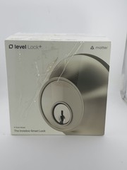 Level Lock+ (Matter) Second Edition Smart Lock – Satin Nickel – Open Box A-F22U