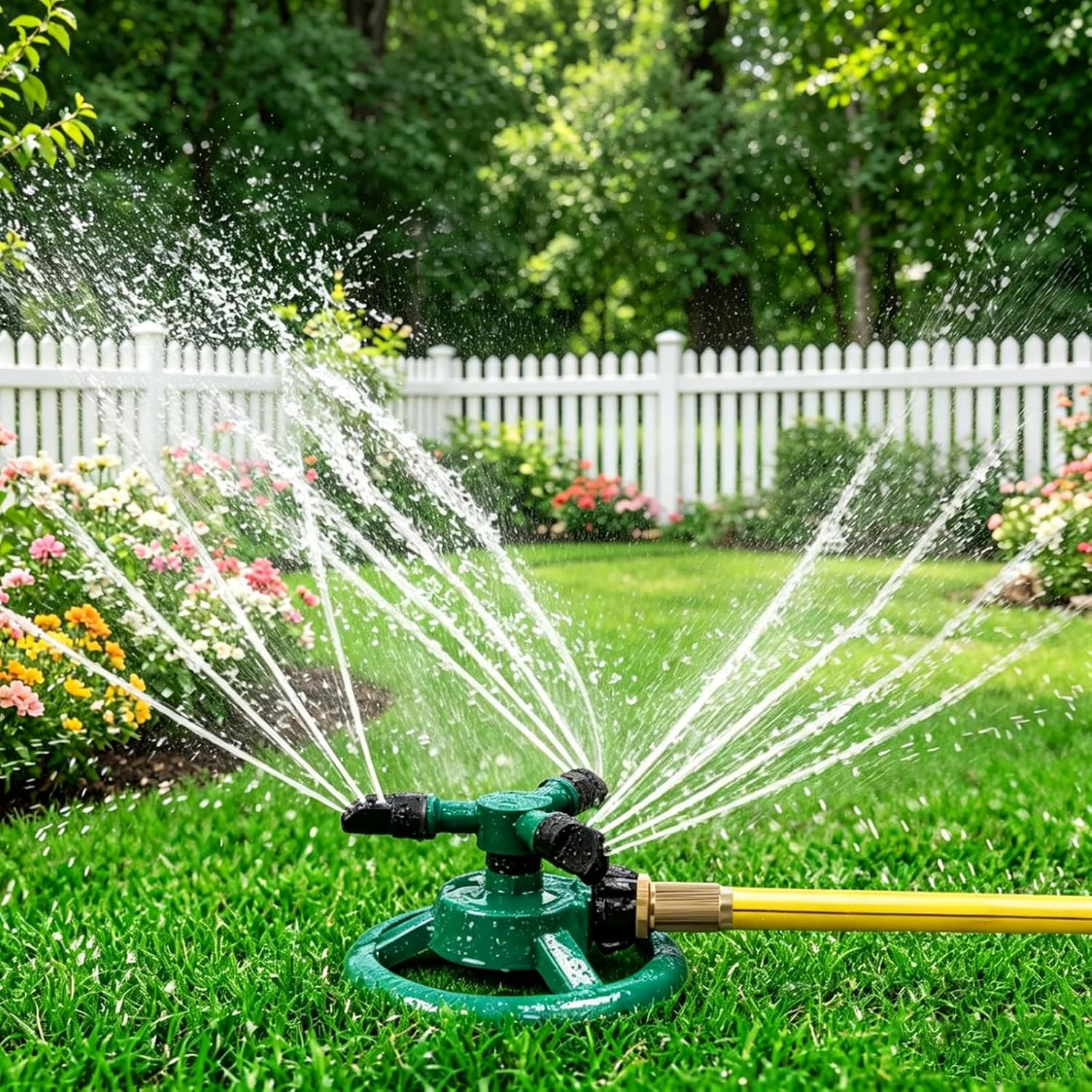 Sprinklers for Yard, Rotating Lawn and Garden Sprinkler for Large Area Coverage, gallery