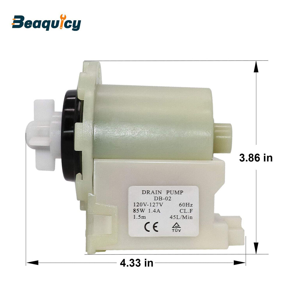 8540024 Front Load Washer Drain Pump for Whirlpool Washing Machine by Beaquicy gallery