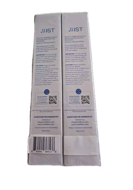 Mist Rpwf Water Filter Replacement For Ge Rpwf (not Rpwfe), Refrigerator Water gallery