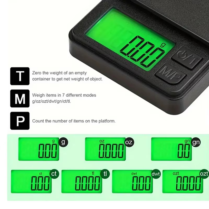 Portable electronic scale mini digital 0.01g -100/500g gallery