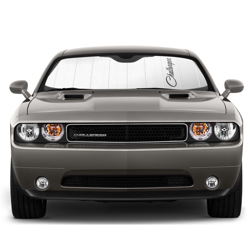 Dodge Challenger Classic Logo Standard Universal Fit Windshield Sun Shade gallery
