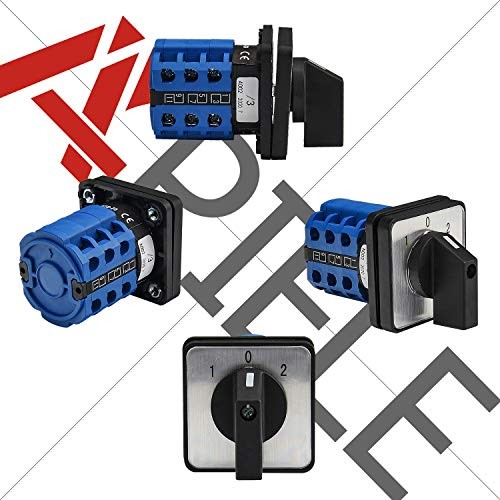 Changeover Selector Switch 3 Position 440V Universal Rotary 20A 12 Terminal gallery